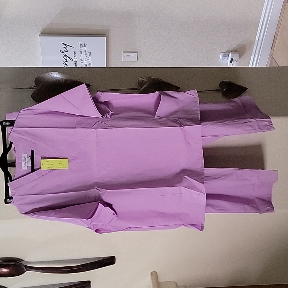 M & M SCRUBS CLASSIC COMFORT Plus Size Lavender size 3X NWT